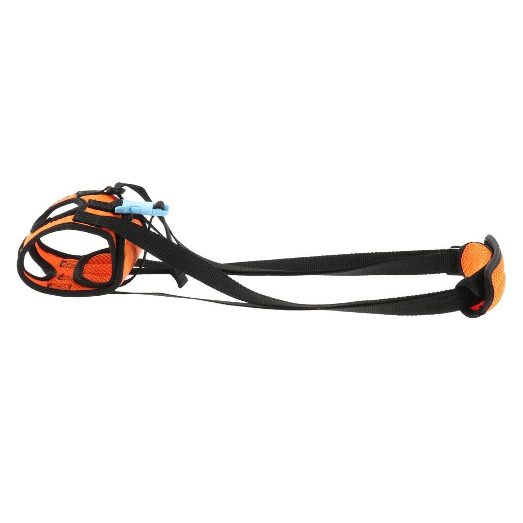 Arnés para perros con soporte de elevación y rehabilitación de la movilidad naranja