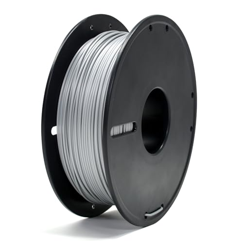 GEEETECH Filamento PLA de 1,75 mm, PLA gris, filamento PLA 0,5 kg/carrete para impresora 3D GEEETECH M1