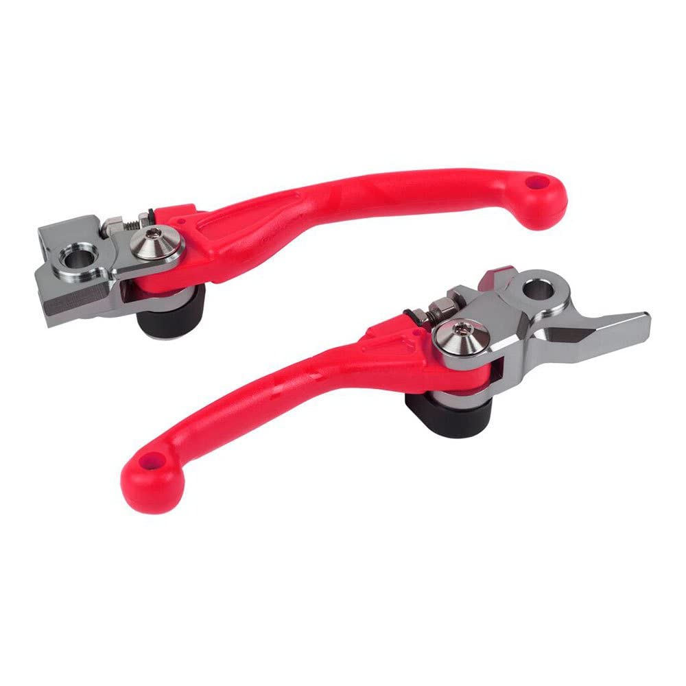 Polisport 8487200003 Pivot Unbreakable Lever Set - Red