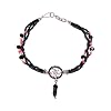 Mia Jewel Shop Dream Catcher Feather Charm Dangle Seed Beaded Multi Strand Anklet - Womens Southwest Fashion Handmade Jewelry Boho Accessories