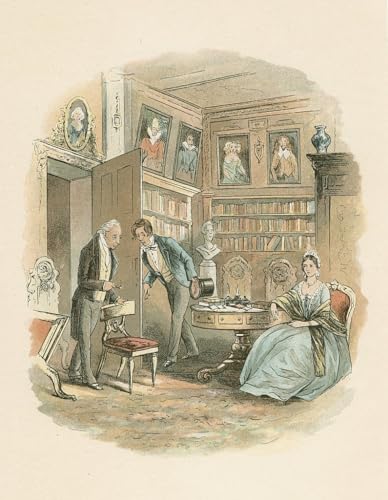 Scène de Bleak House par Hablot Knight Browne Peinture Poster Impression Graffiti 60x90cm