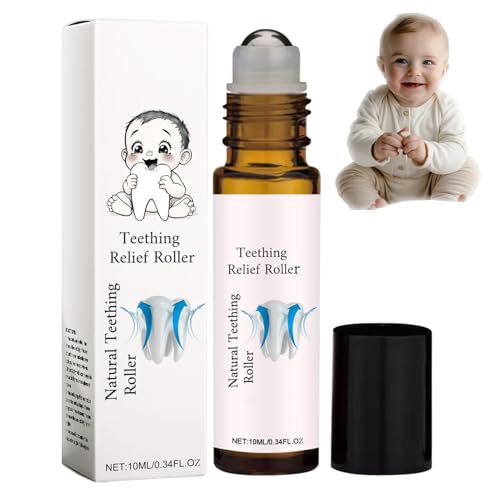 YOOJ Teething Relief Roller Baby Teething Oil Roller Topical Calming Relief Reduce Teething Discomfort Reduce The Discomfort of Gum Swelling Pure Natural Safe Formula
