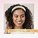 CONAIR Scunci Pearl Headband - ideal for all occasions- fashionable and trendy nonslip head band- hair accessories for women - holiday headwear - stocking stuffers - gifts for her -Ivory