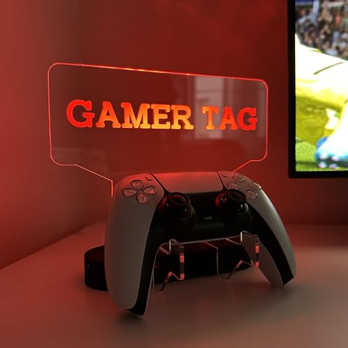 Gaming RGB Controller Stand & Organizer with LED Light