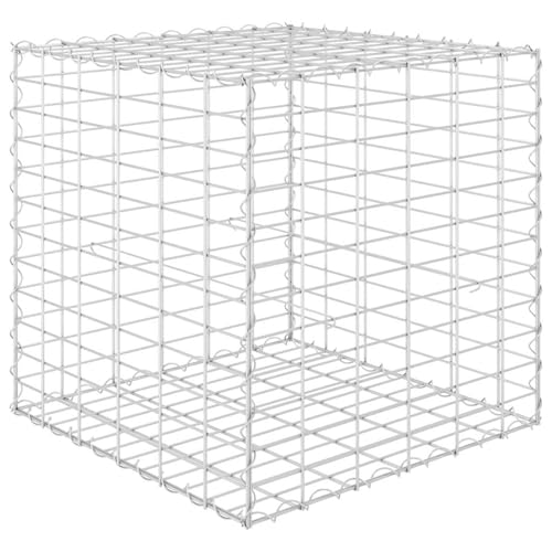Gecheer Cube Gabion Raised Bed Steel Wire 60x60x60 cm Gabions Model145651