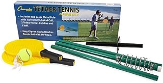 Champion Sports TTGAME Tetherball Tennis: Swingball Outdoor Lawn Game for Kids, Adults,