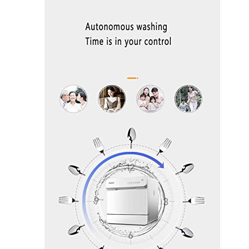 CLING Mini-tafelvaatwasser, selecteer onafhankelijk een wastijd van 10/20/30 min en droog met restwarmte… - Image 6