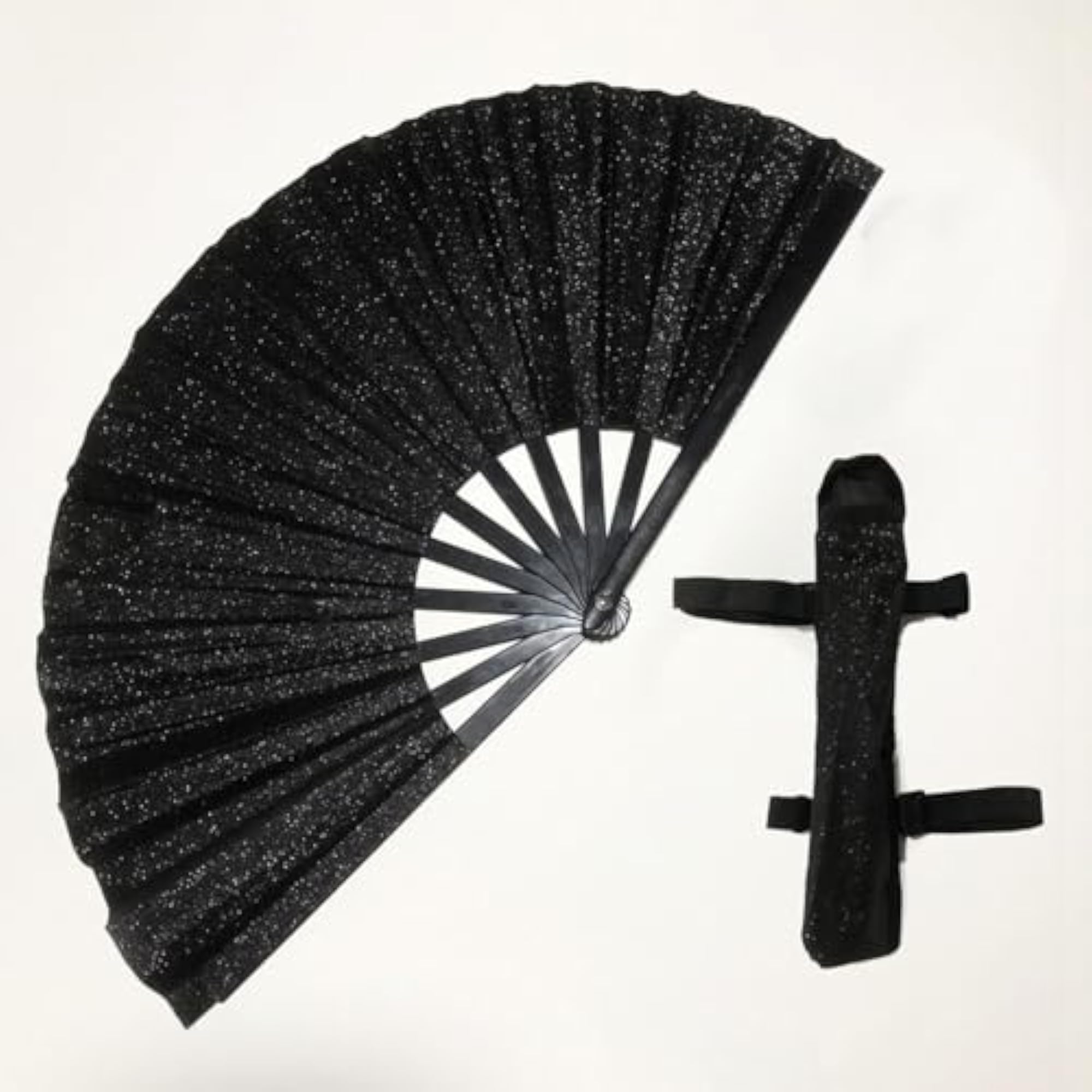 Folding Glitter Chinese Kung Fu Fan