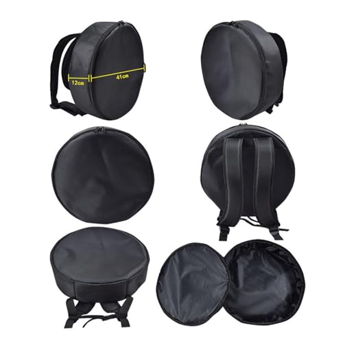 jojomis Weight Plate Backpack for Gym Adjustable Straps Oxford Carrying Bag Storage Pack for Workout Calf Raises Strength Training Black