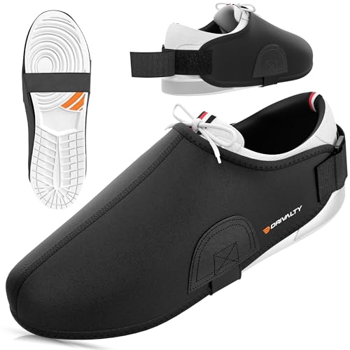 DRIVALTY Protetor de Sapatos de Moto em Neopreno – Evita Manchas e Desgaste nas Sapatilhas ao Mudar de Marchas - Capa Confortável e Resistente para Uso Diário