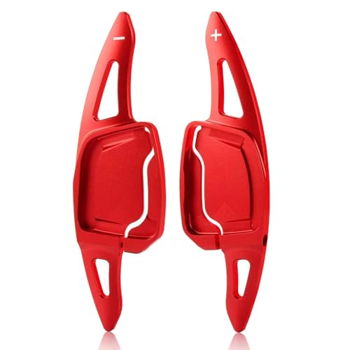 Compatible With A3 A6 S6 C8 A7 S7 4K A8 Q8 2019-2024 �Ԃ̃X�e�A�����O�z�C�[���p�h���V�t�g�G�N�X�e���V���� �p�h���V�t�g �G�N�X�e���V����(Red)