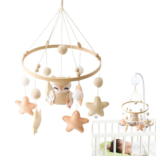 Jouets en feutre neutre pour berceau lors des siestes de bébé