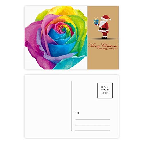 Lot de 20 cartes postales LGBT de qualité supérieure aux illustrations Flower et Noël
