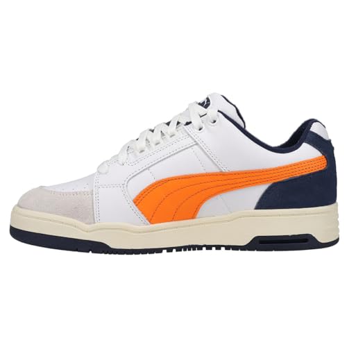 PUMA Mens Slipstream Lo Retro Lace Up Sneakers Shoes Casual - Blue, Orange, White3