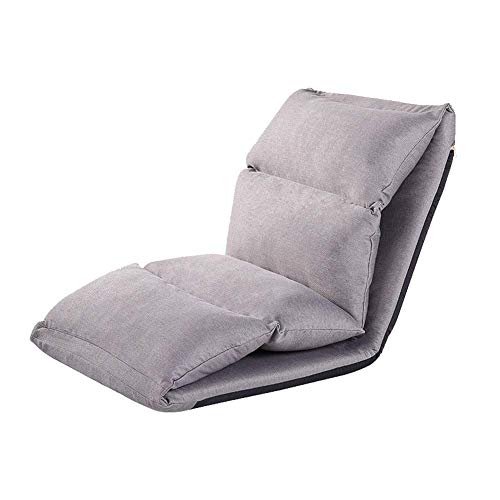 WSY Folding Bean Bag Chair, Floor Lazy Sofa Chair, Meditation Mattress Cushion, Camping Chair, Adjustable 5-Position Indoor Recliner (Color: Style 2)