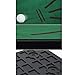 JHXIN Velvet Golf Swing Detect Pad, Show Ball Trajectory, Golf Hitting Mat, Golf Strike Mat, Portable Indoor Office Outdoor Golf Practice Mat