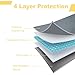 cimiycob Guinea Pig Bedding, 49x24in 2 Pack Washable Guinea Pig Cage Liners, Waterproof Reusable & Anti Slip, Super Absorbent Guinea Pig Pee Pad for Midwest Cage, Small Animal, Rabbit, Bunny, Yellow