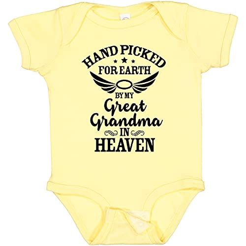 inktastic Handpicked for Earth By My Great Grandma in Heaven Baby Bodysuit