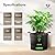 VIVOSUN 5-Pack 5 Gallon Grow Bags Heavy Duty 300G Thickened Nonwoven Plant Fabric Pots with Handles