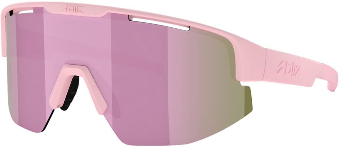 BLIZ Matrix SMALL Sonnenbrille 2025 Matte Powder pink/Brown Rose Multicolor