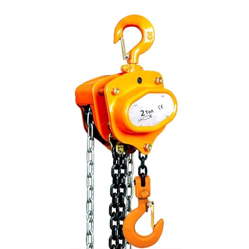 TY&WJ Polipasto De Cadena 1Tonelada (2200Lbs), Polipasto Manual 3M con