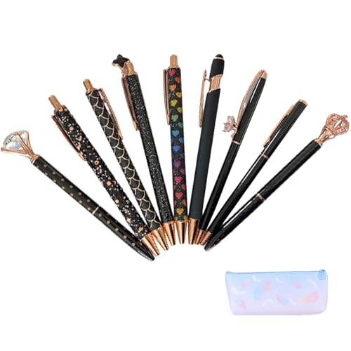 Stylo cristal en métal précieux or rose, l'excellence de l'écriture au féminin
