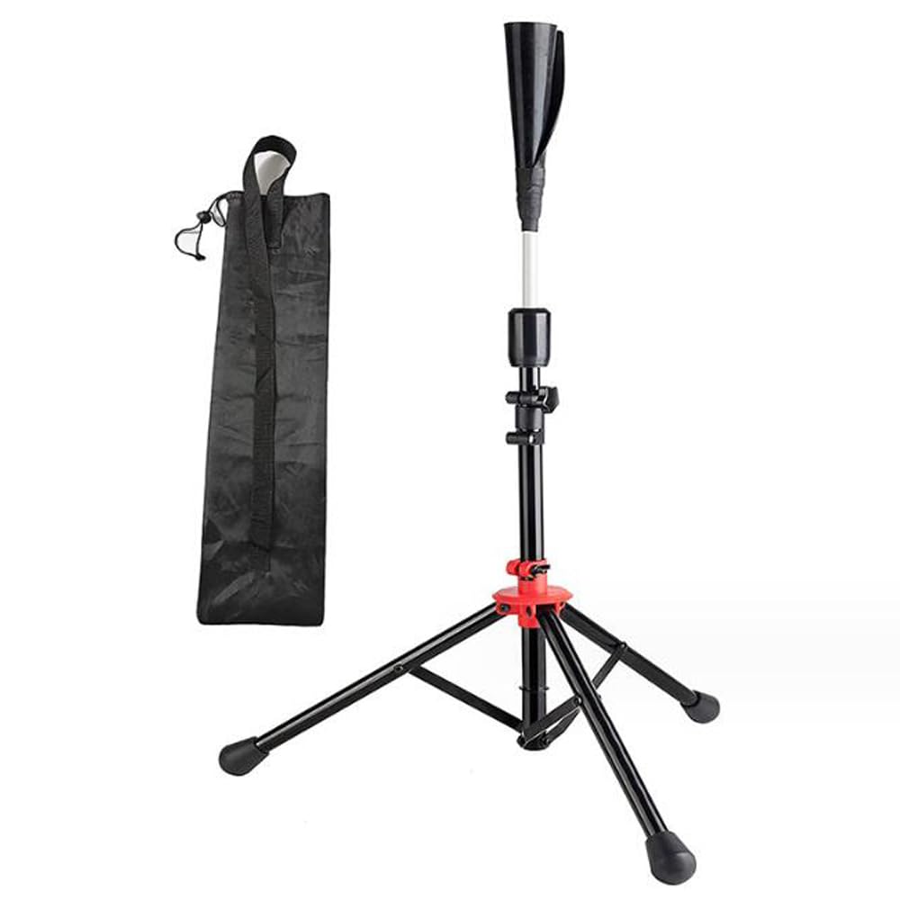 Béisbol Batting Tee Portátil Softball Batir Trípode Base de Té Soporte Altura Ajustable con Bolsa de Transporte para Adultos y Jóvenes Entrenamiento de Golpe
