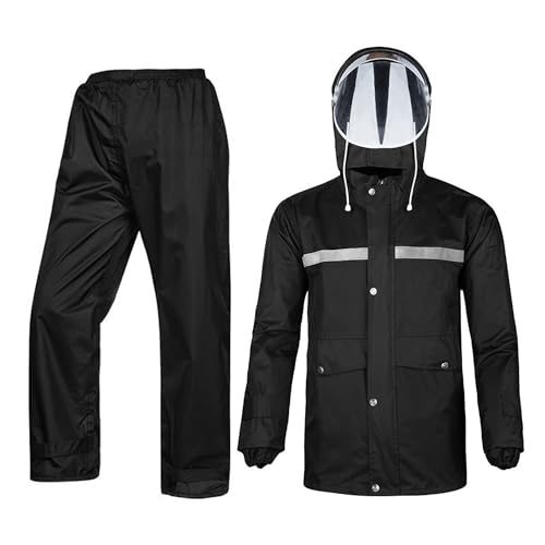 Conjunto Impermeable con Tiras Reflectivas para Hombre y Mujer miniatura 1
