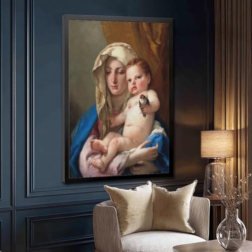 Impression sur toile Madonna solution decoration murale prete a poser pour salon