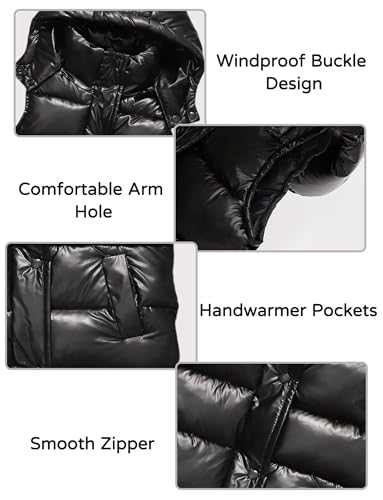 Kids Boys Girls Puffer Vests Sleeveless Detachable Hooded Winter Waistcoat Soft Warm Zipper Jackets 3-14 Years4