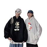 [JKILN] ディズニート ミッキー/ミニー親子服パーカーＭＳ-57長袖 裏起毛 カジュアル かわいいカットソートップス スウェット レーナー 秋冬ペアルック グッズ プレゼント結婚記念日 (JP, アルファベット, L, ホワイト、裏起毛、ミニー) [並行輸入品]