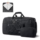 S-ZONE 50L Unisex 2-in-1 Umwandelbarer Kleidersack Nylon Kleidertasche Anzugtasche Carry On Garment Bag mit Kulturbeutel