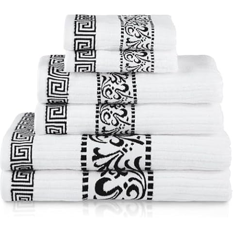 Superior Athens 6-Piece Cotton Towel Set Cover