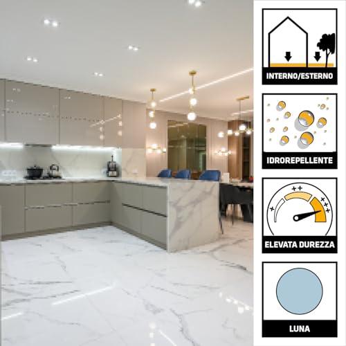 Miniatura 2 de Sikaceram Epoxygrout, Luna, Mortero De Rejuntado Epoxi, De Alta Resistencia, Para Baldosas Y Azulejos Con Espesores De 2 A 20 Mm, Para Paredes Y Suelos Interior Y Exterior, 5kg