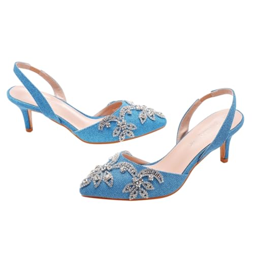 Sandales hautes pour femmes SOIMISS au design cristal de banquet