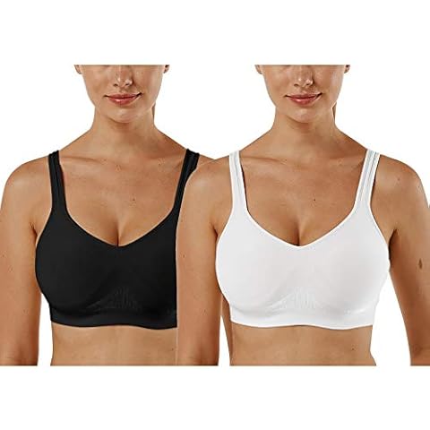 Vertvie Sujetador Deportivo Mujer sin Aros con Almohadillas Cover