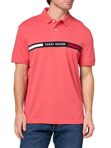 Image of Tommy Hilfiger Men's Short Sleeve Casual Polo Shirts in Regular Fit with Chest Logo Designs