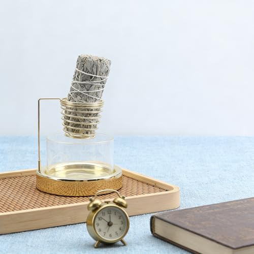Porte-parfum en métal mini pour salon | Support bâtonnets de bois - 8