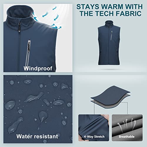 33,000Ft 3JL059A Men'S Windproof Lightweight Golf Vest Outerwear thumb #3