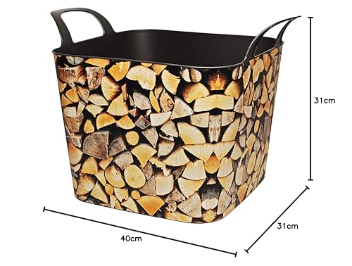 alles-meine.de GmbH Flexi & flexibel - XXL großer Garteneimer/Eimer/Trog/Bottich - Blumentopf/Pflanzkübel - Holz & Bretter - Wäschekorb & Tasche - Gross - Shopper/Trage..