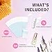 Beauty7 Sensitive Lip Wax Strips, Facial Wax Strips, Face Hair Removal, 20 pcs with Pearl Powder Essential Oil Waxing Strip, for Sensitive Skin Types Women