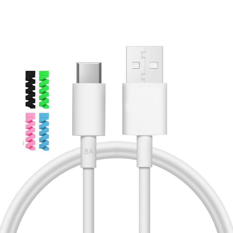 Parandiv Branded Original Quality For Iqoo Flash Charge Type-C 8Amp 1M With Spiral Cable Protector Free Super Fast Usb To Type C Cable 18W, 44W, 66W, 80W, 120W Compatible For Iqoo Type-C Smart Phones (B0CPVP1BMK) Amazon Price History, Amazon Price Tracker
