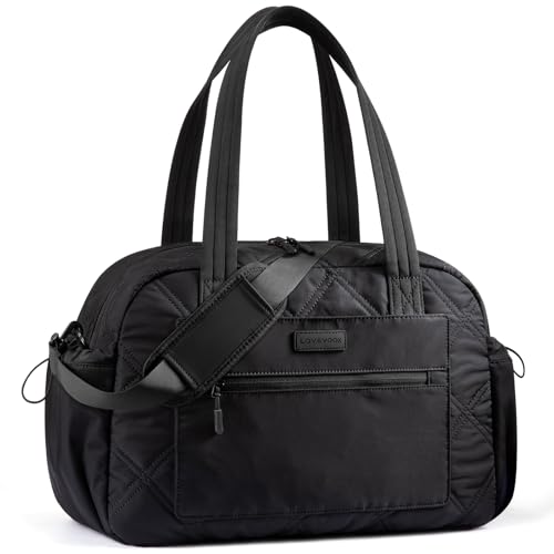 LOVEVOOK Gym Bag for Women, Lightweight Travel Duffle Bag with Wet Pocket, Personal Item Carry On Weekender Overnight Bags for Woman Gym, Yoga, Hospital, Weekend Trips