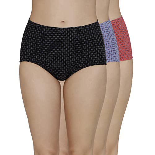 Image of Amante Inner Elastic Cotton Full Brief Panty Pack- Pack of 3