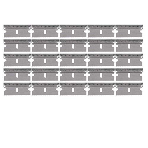 Exclusive Discount 90% Price Replacement Razor Blade Scraper Blades (25 Blades) - #9 .009" 1.5"w- Compatible with Werxrite RetraGuard Scrapers & Other Tools
