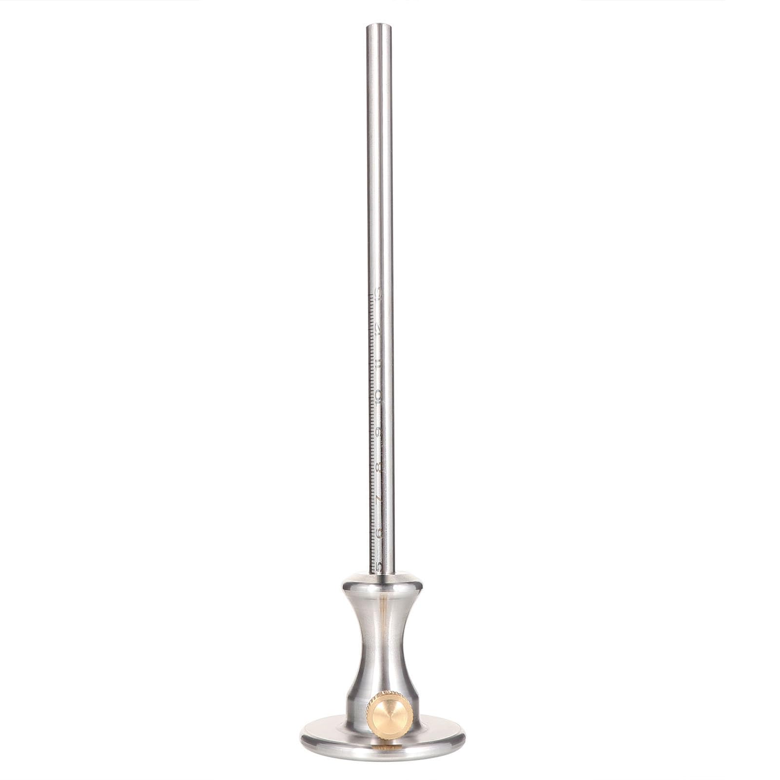 Ciieeo Herramienta de Trazado para Carpintería Rueda de Acero Inoxidable y Aleación de Aluminio, Marcador Preciso Regla Graduada y Diseño Antirrodadura para Madera