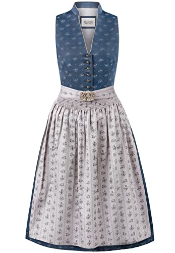 Stockerpoint Womens Dirndl Amalie2 Special Occasion Dress Not Applicable Dark Blue-Gray 40