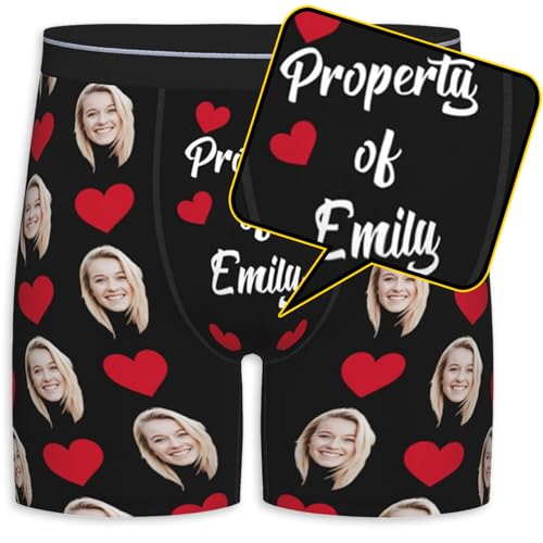 Custom boxers Personalized Boxers With Face Photo For Men Boyfriend Husband Him Best Gifts Birthday Valentine