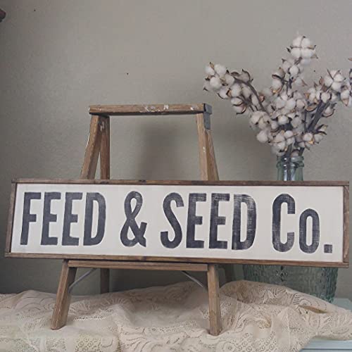 Feed & Seed Co Sign Rustic Farmhouse Sign