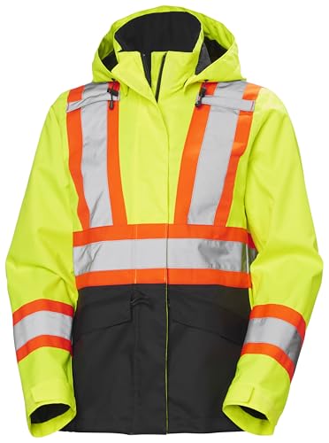 Helly-Hansen Women's Alta Shell Jacket - Waterproof, Windproof, Breathable, High-Visibility Safety Shell Jacket